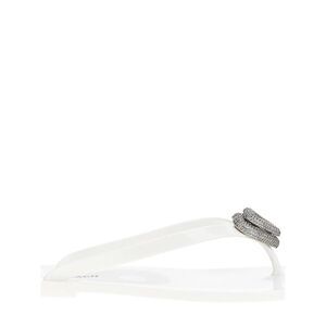 Mach & Mach White Flip-Flops & Slides Women